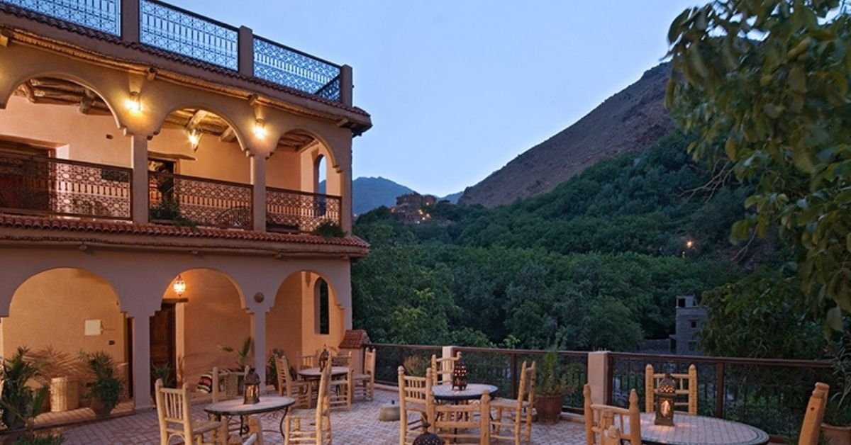 Tea terrace in Imlil