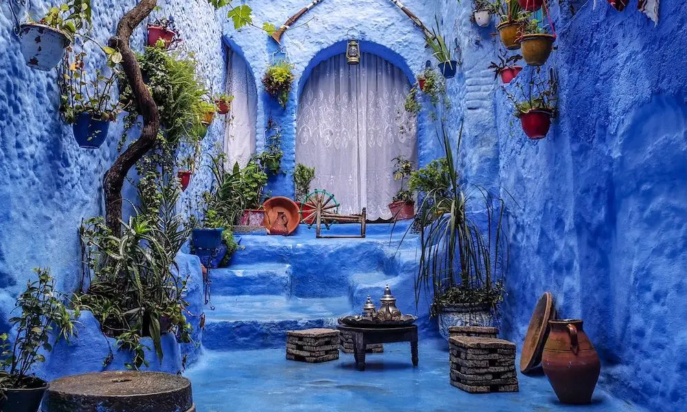 Chefchaouen blue streets