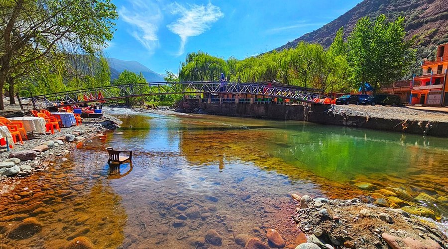 Hiking near waterfalls