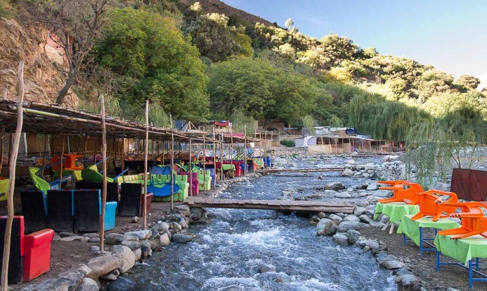 Marrakech to Ourika Valley day trip – Atlas Mountains, Setti Fatma waterfalls